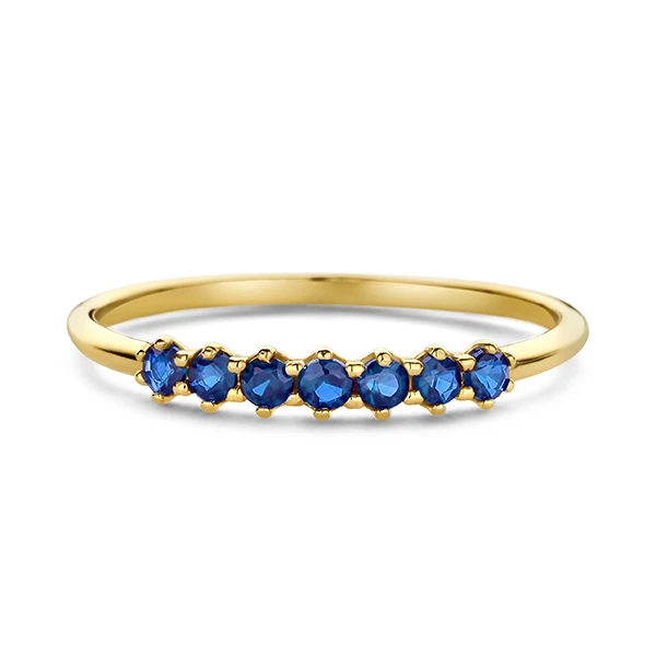 SWING JEWELS GEMSTONES 14K CT RING SAPPHIRE SWBR10318-Y15-54