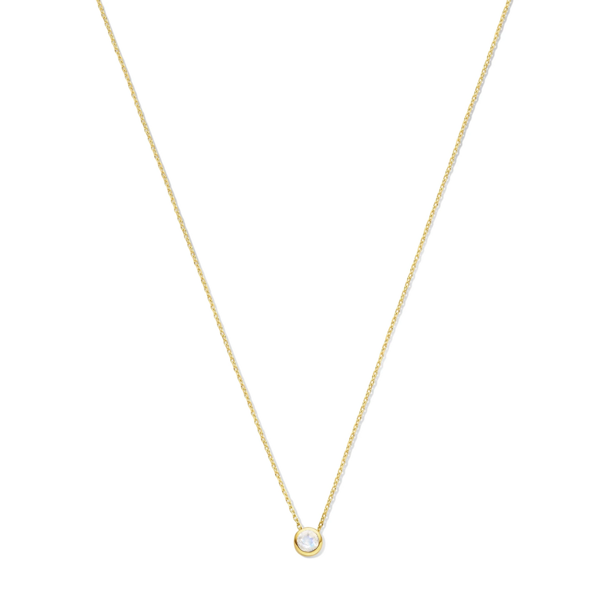 SWING JEWELS GEMSTONES BIRTHSTONE 14K COLLIER JUNE MOONSTONE SWBN01JUN-Y