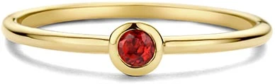 SWING JEWELS GEMSTONES BIRTHSTONE 14K RING JANUARY GARNET SWBR01JAN-Y-58