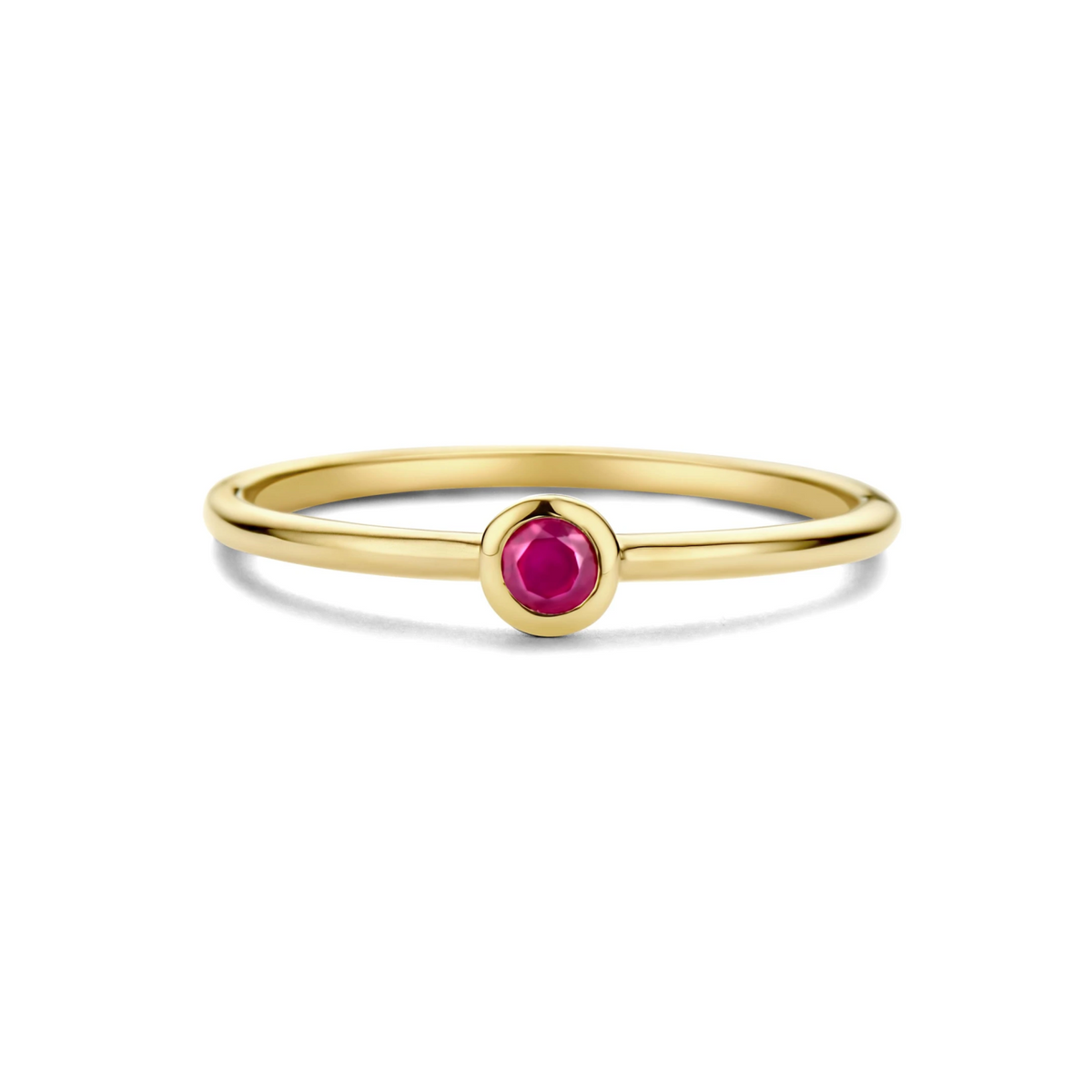 SWING JEWELS GEMSTONES BIRTHSTONE 14K RING JULY RUBY SWBR01JUL-Y-50