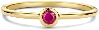 SWING JEWELS GEMSTONES BIRTHSTONE 14K RING JULY RUBY SWBR01JUL-Y-58