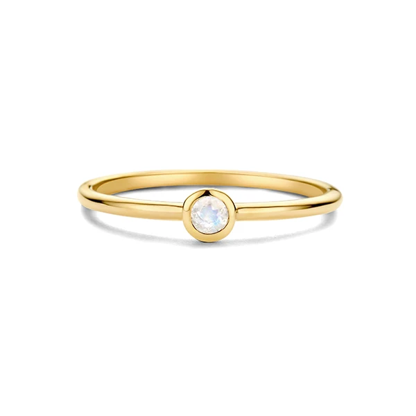 SWING JEWELS GEMSTONES BIRTHSTONE 14K RING JUNE MOONSTONE SWBR01JUN-Y-54