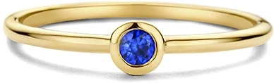 SWING JEWELS GEMSTONES BIRTHSTONE 14K RING SEPTEMBER SAPPHIRE SWBR01SEP-Y-56