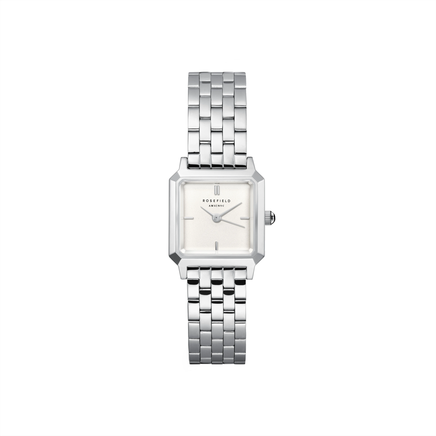 The Boxelle White dial Silver Steel Strap