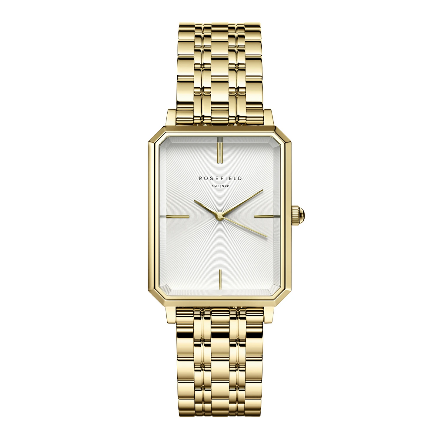 The Octagon White  Sunray  Steel Gold