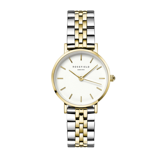 The Small Edit White Steel Silver Gold Duo 