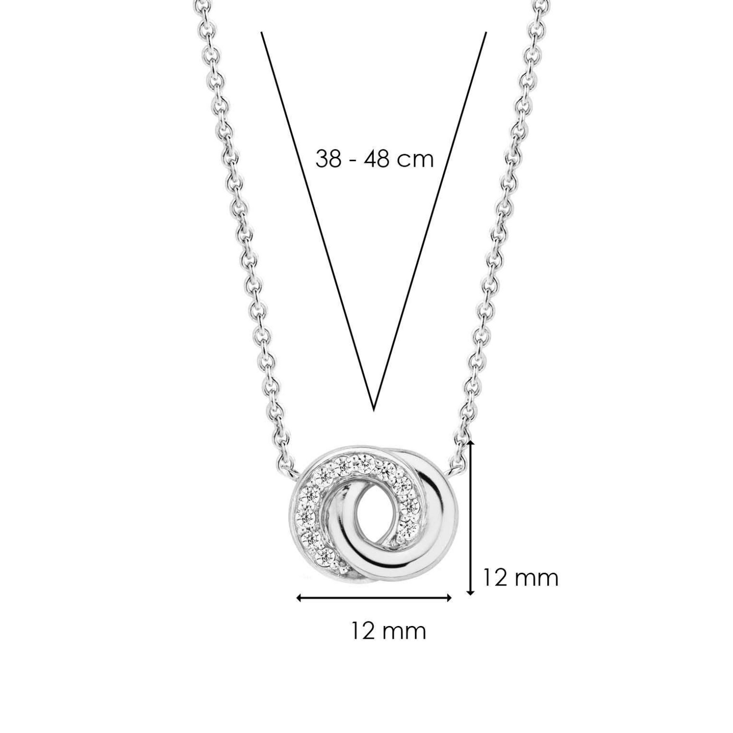 Ti Sento Milano Collier 3915ZI/42