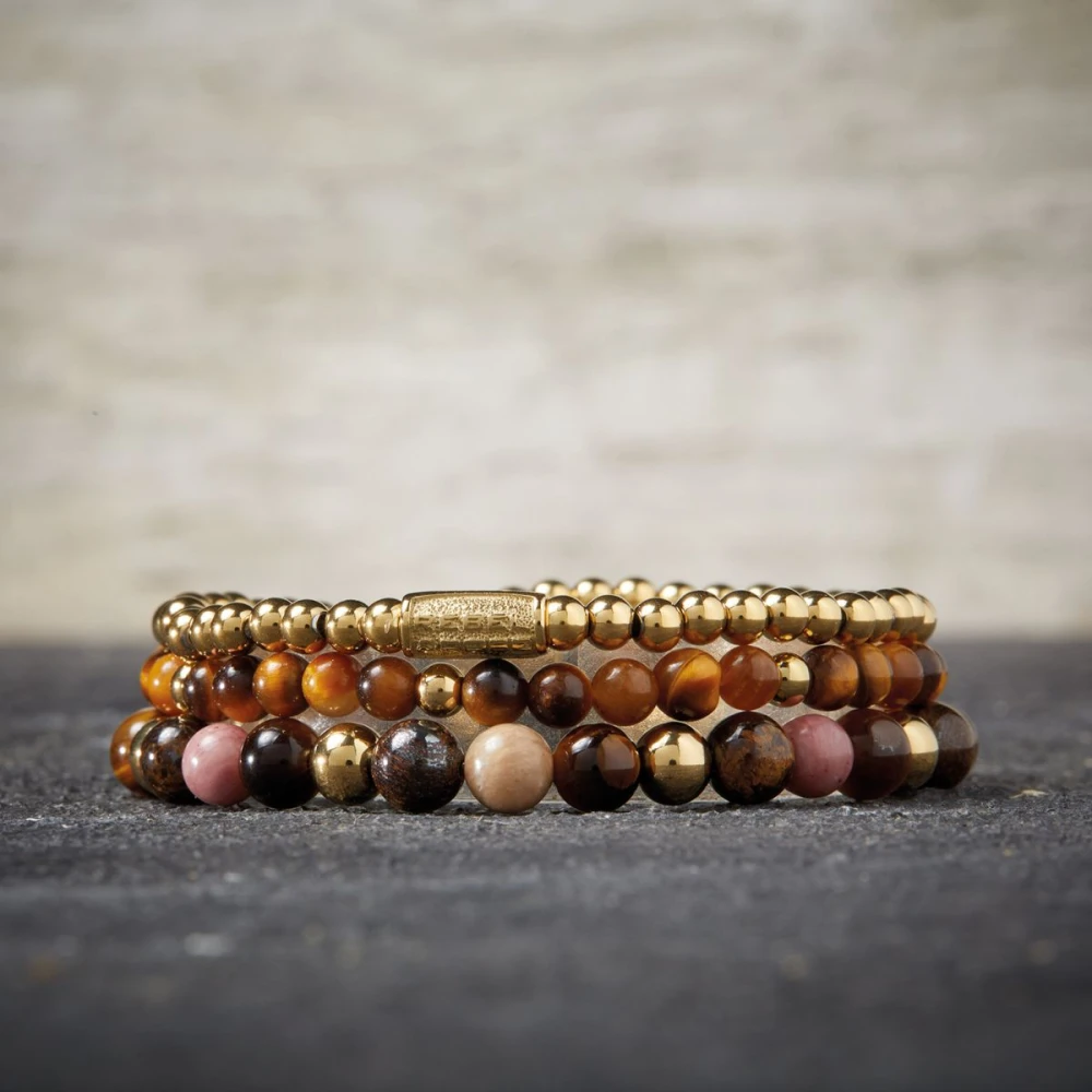 Mix Tiger Lily gold-coloured - 4mm M