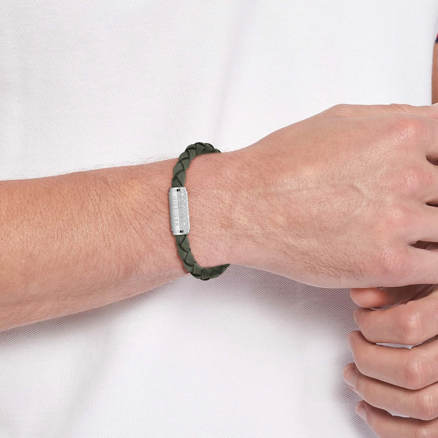 Tommy Hilfiger Jewels TJ2790481 Armband Heren Groen 19cm