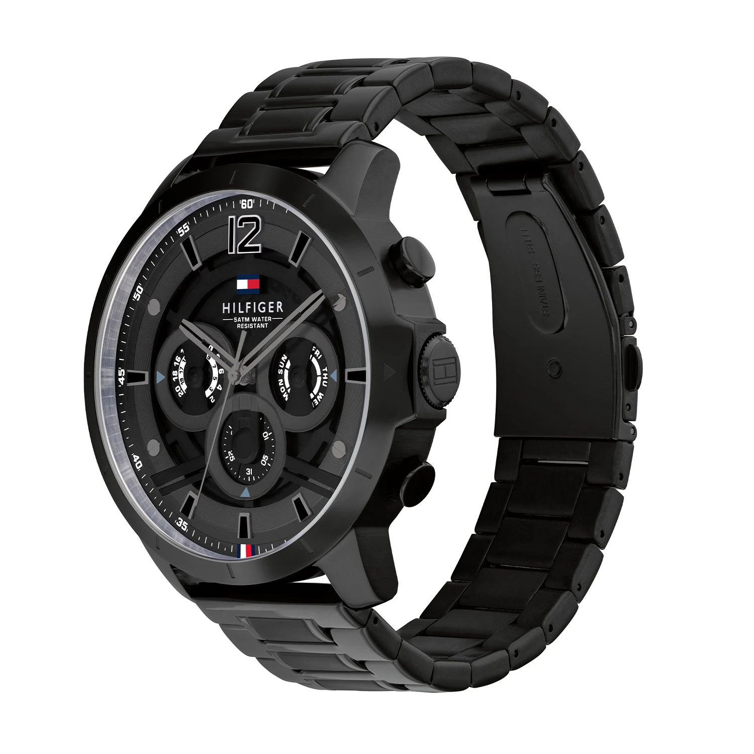 Tommy Hilfiger TH1710494 Horloge Heren Staal Zwart 50mm