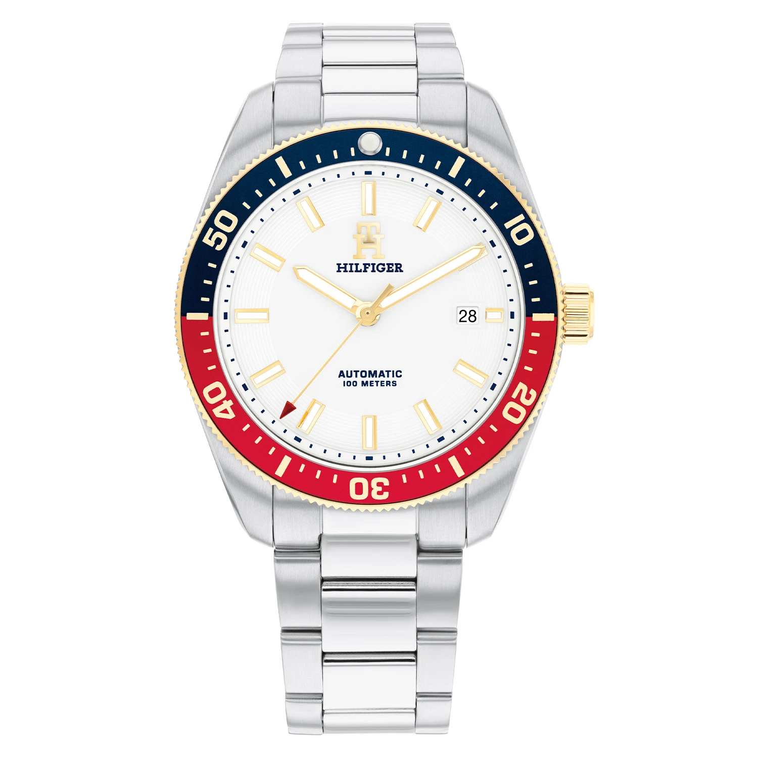 Tommy Hilfiger TH1710551 Horloge Heren Zilverkleurig Automaat 40mm