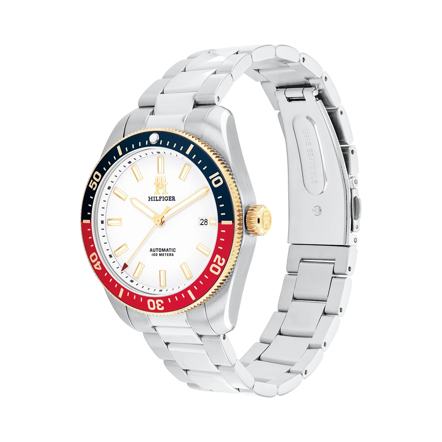 Tommy Hilfiger TH1710551 Horloge Heren Zilverkleurig Automaat 40mm