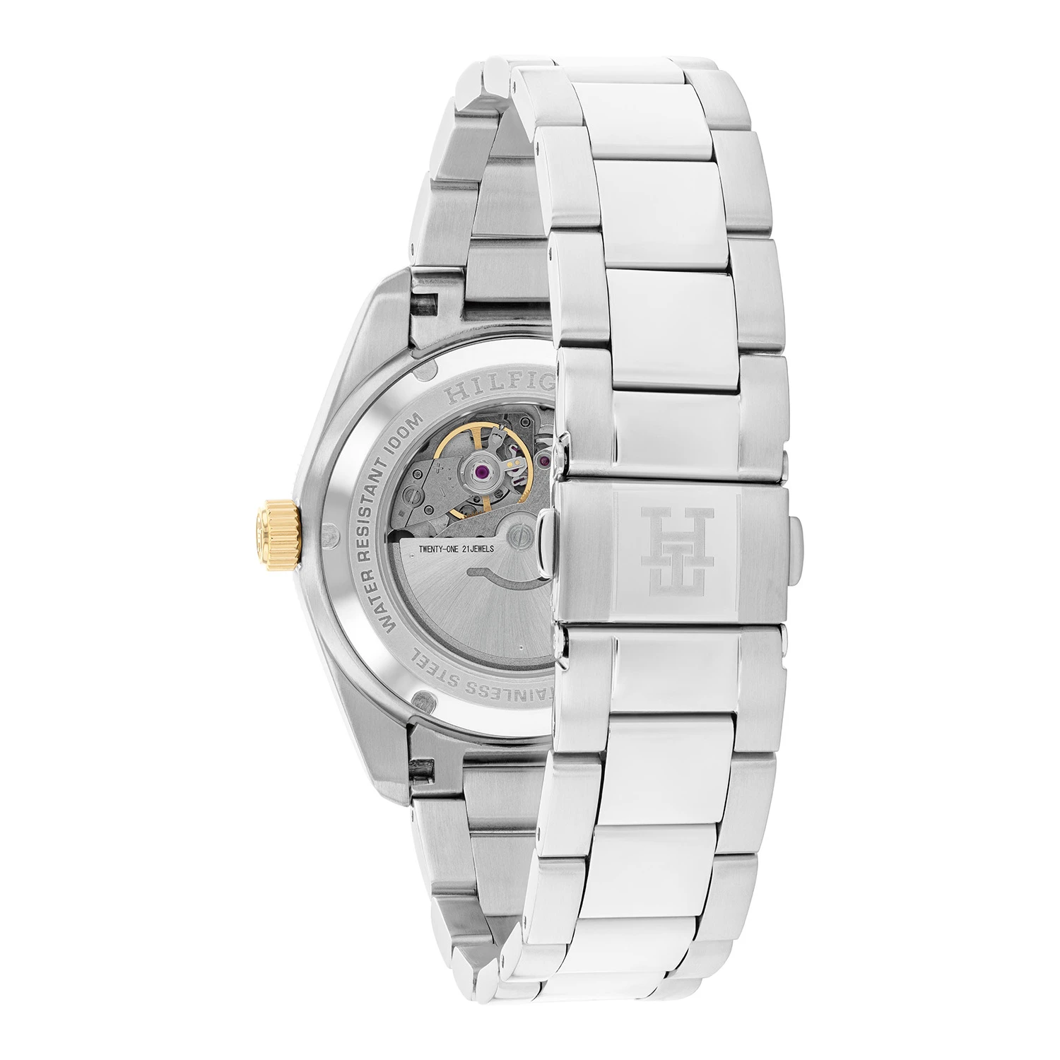 Tommy Hilfiger TH1710551 Horloge Heren Zilverkleurig Automaat 40mm