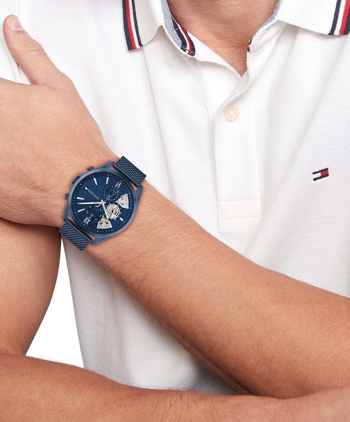 Tommy Hilfiger TH1710648 Horloge Heren Blauw 44mm
