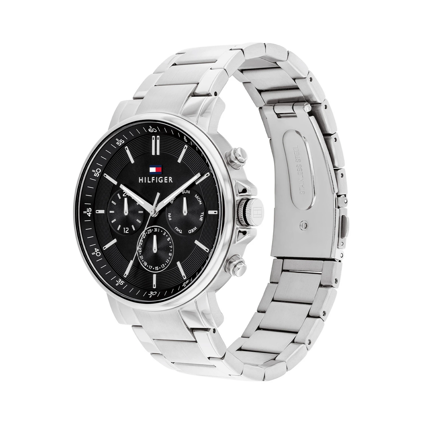 Tommy Hilfiger TH1710667 Horloge Heren Zilverkleurig 44mm