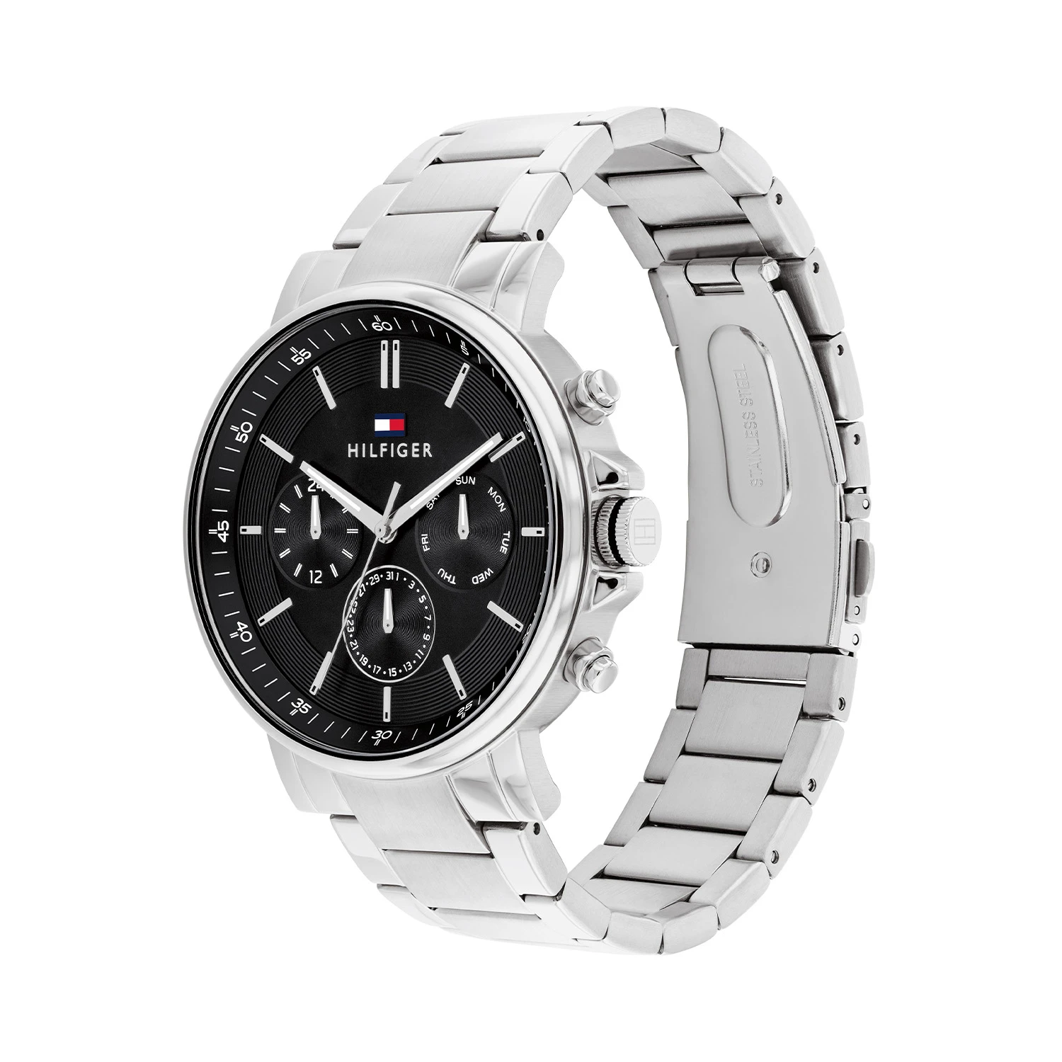 Tommy Hilfiger TH1710667 Horloge Heren Zilverkleurig 44mm