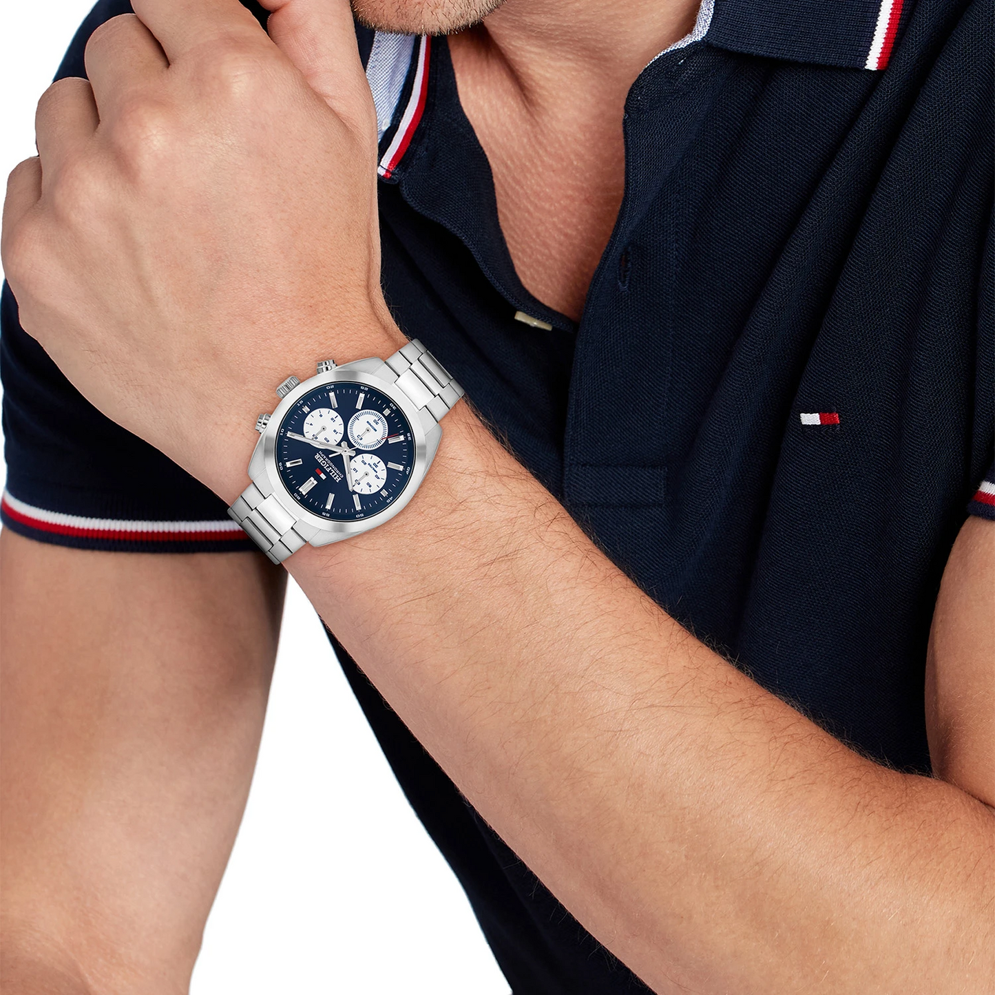 Tommy Hilfiger TH1710722 Horloge Heren Zilverkleurig 40mm