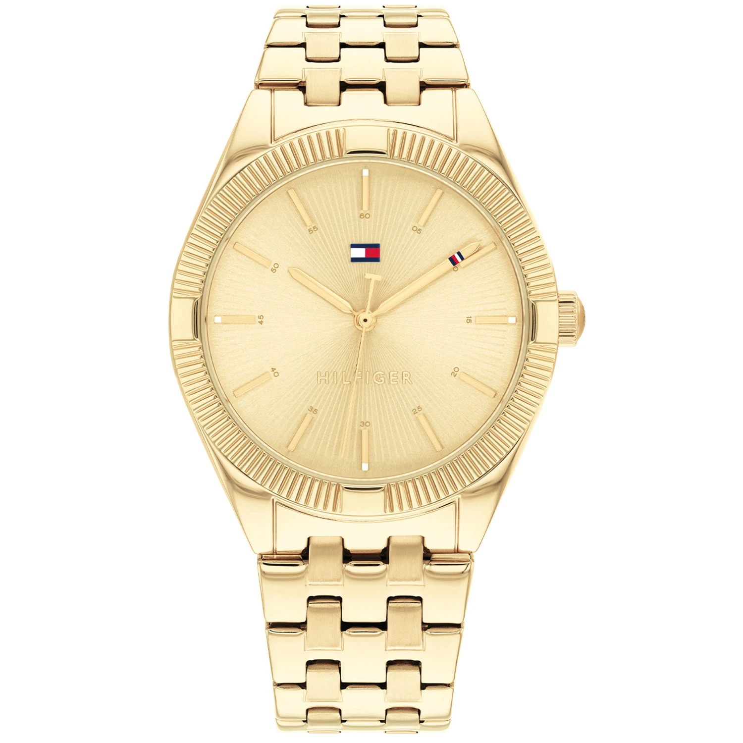 Tommy Hilfiger TH1782550 Horloge Dames Staal Goudkleurig Schakelband 34mm