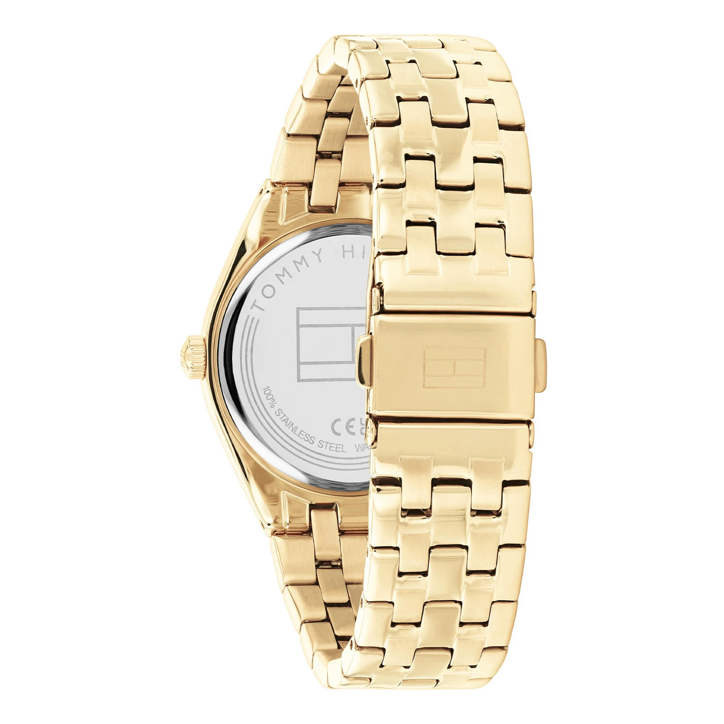Tommy Hilfiger TH1782550 Horloge Dames Staal Goudkleurig Schakelband 34mm