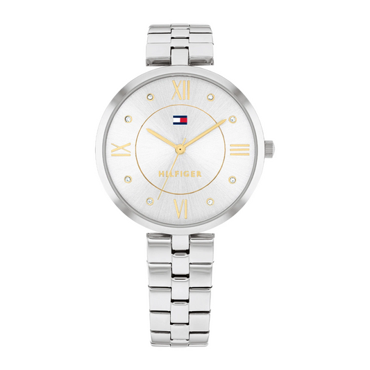 Tommy Hilfiger TH1782683 Horloge Dames Zilverkleurig 40mm