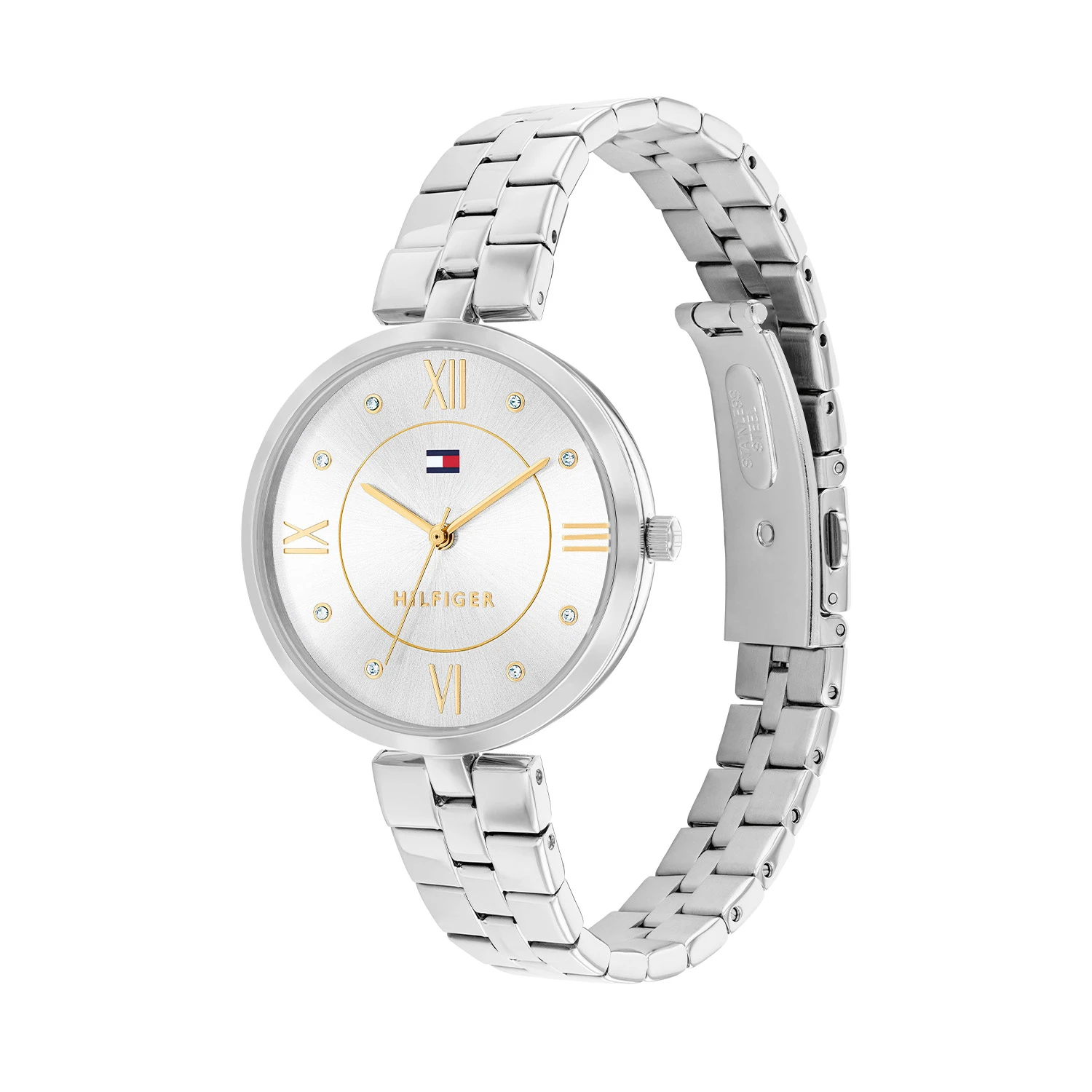 Tommy Hilfiger TH1782683 Horloge Dames Zilverkleurig 40mm