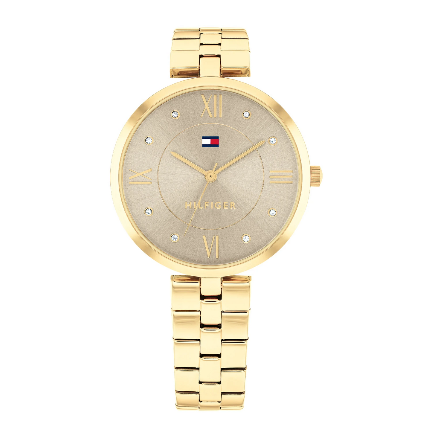 Tommy Hilfiger TH1782685 Horloge Dames Goudkleurig 34mm