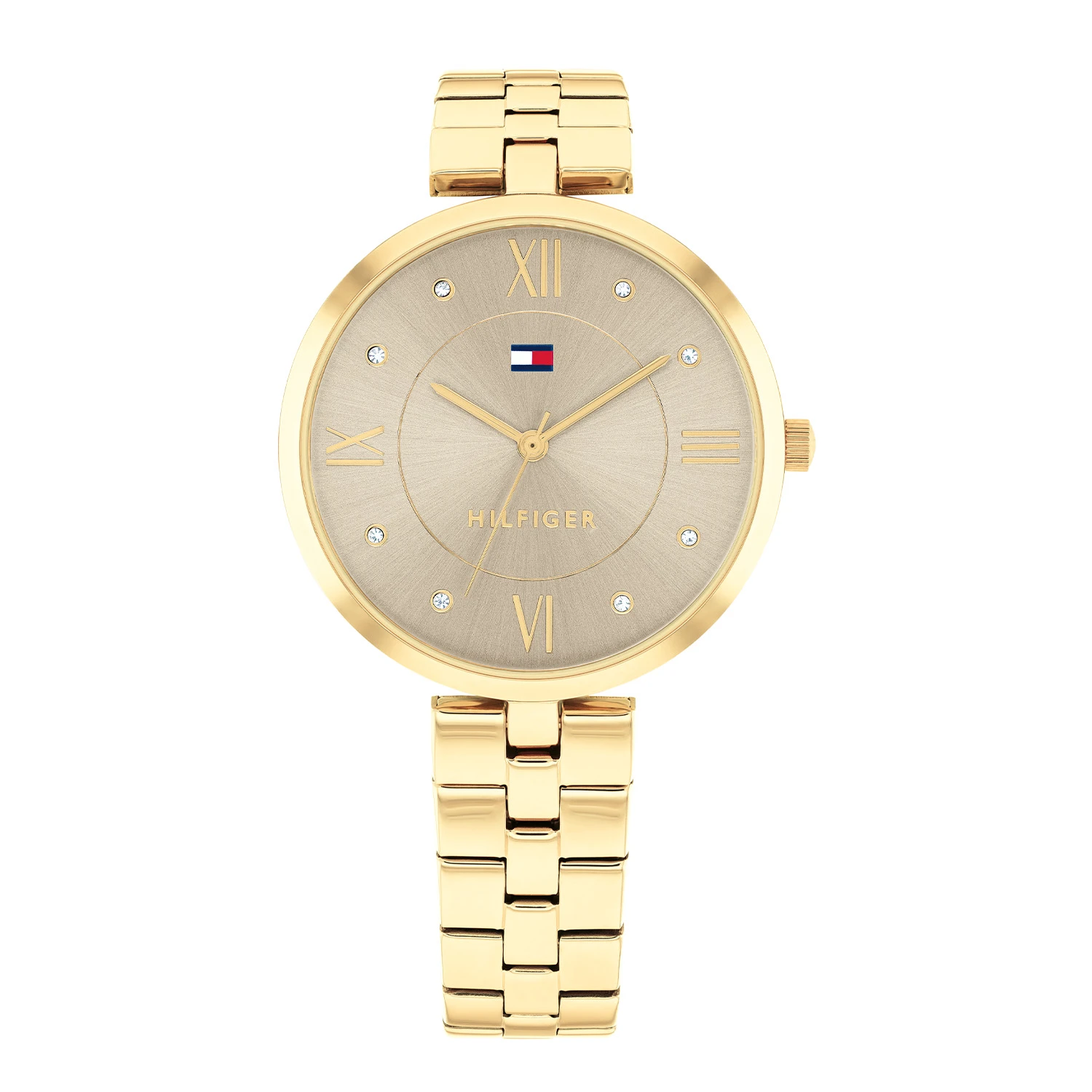 Tommy Hilfiger TH1782685 Horloge Dames Goudkleurig 34mm