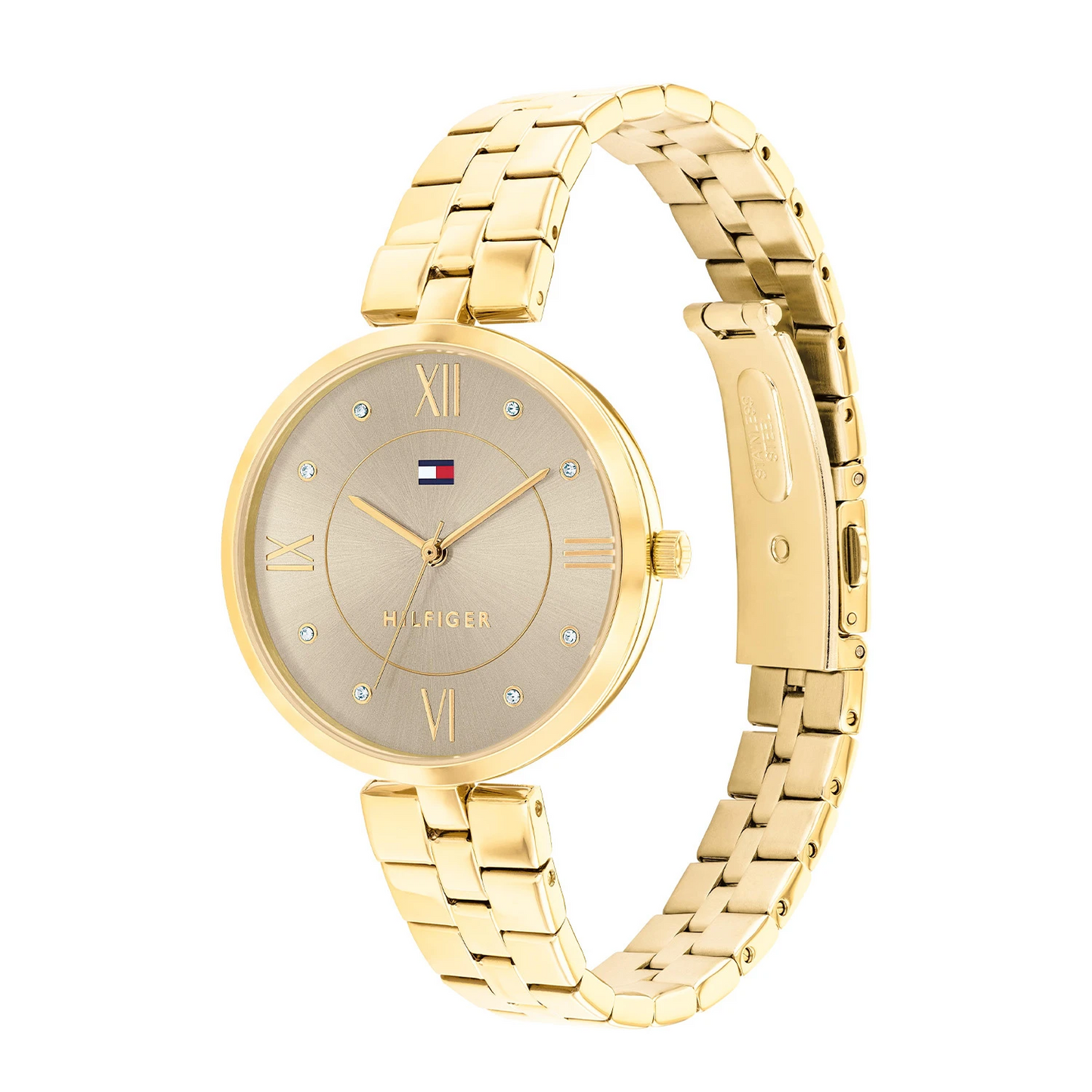 Tommy Hilfiger TH1782685 Horloge Dames Goudkleurig 34mm