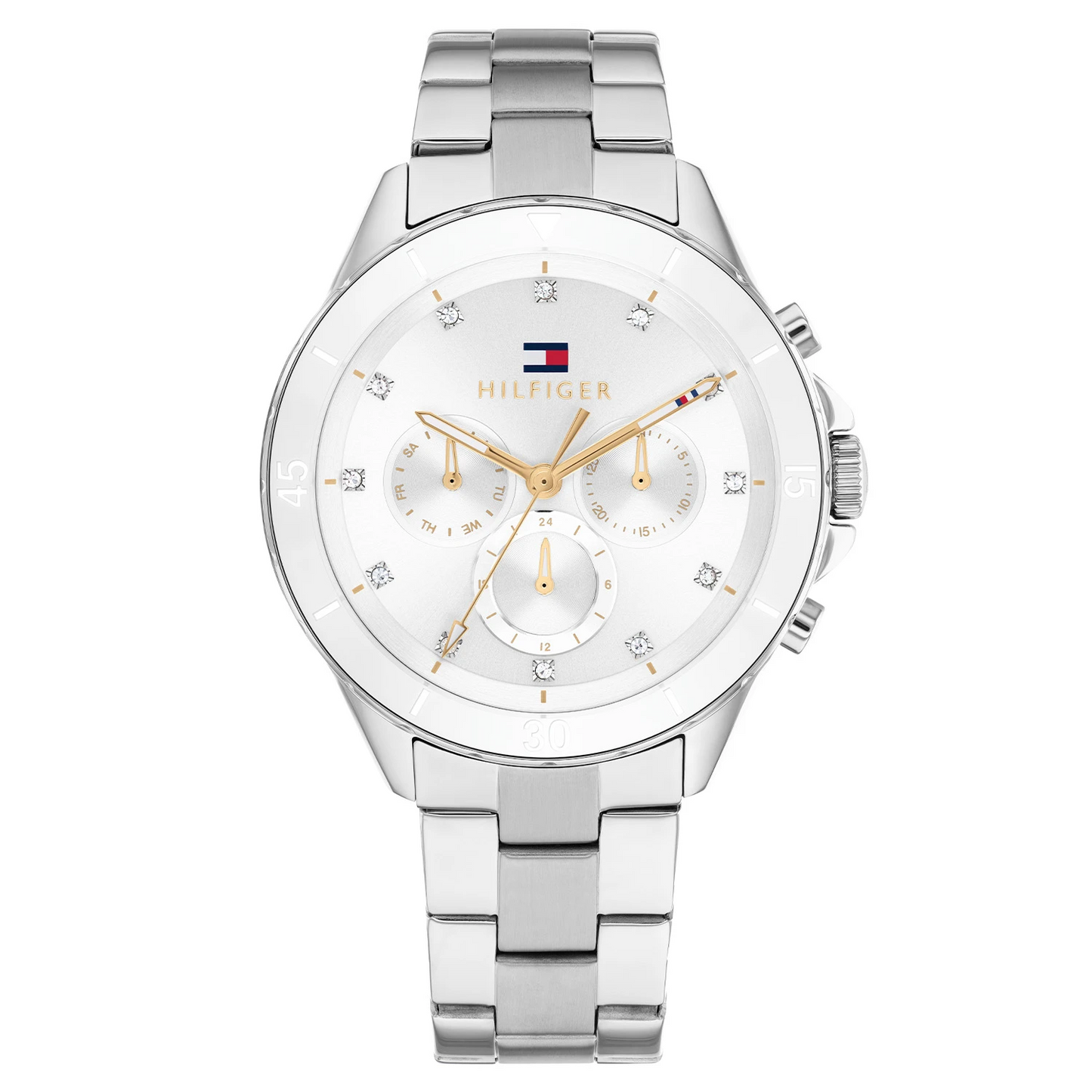 Tommy Hilfiger TH1782707 Horloge Dames Zilverkleurig 40mm