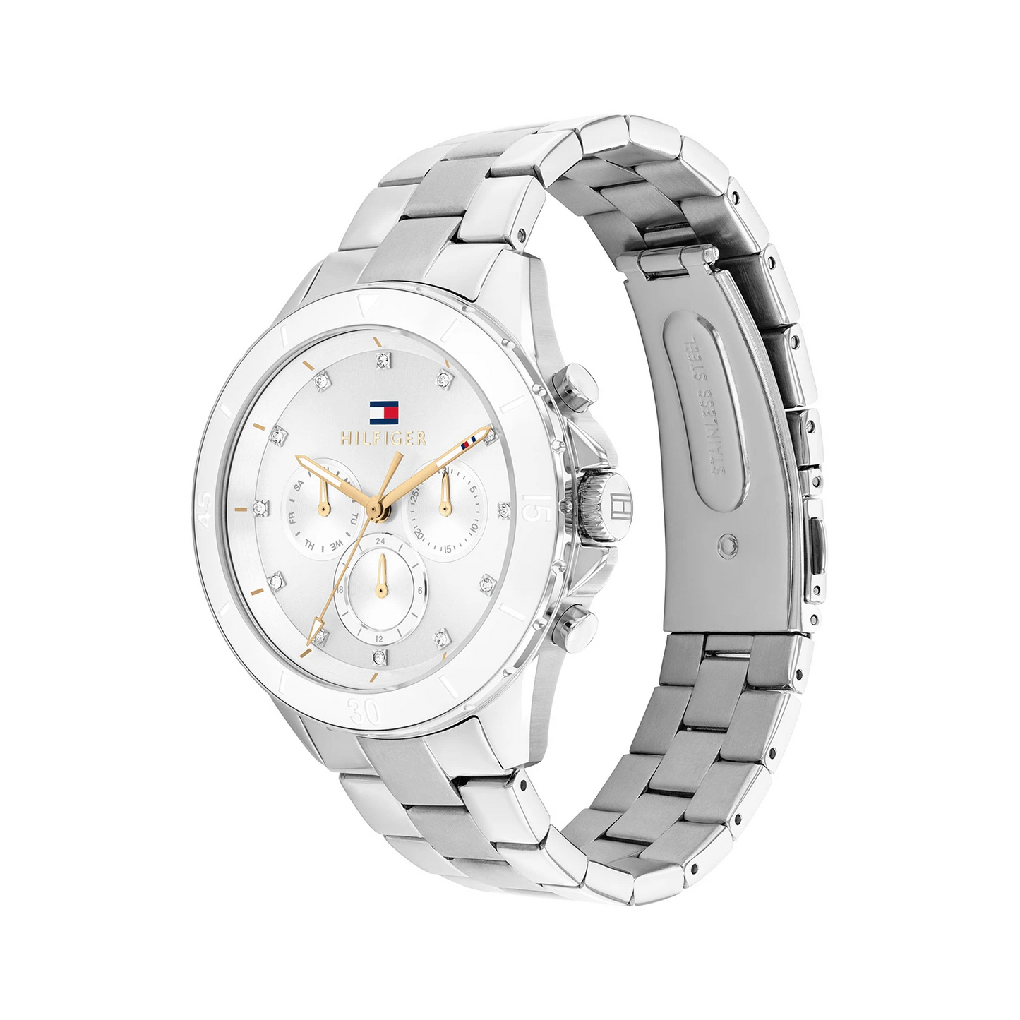 Tommy Hilfiger TH1782707 Horloge Dames Zilverkleurig 40mm