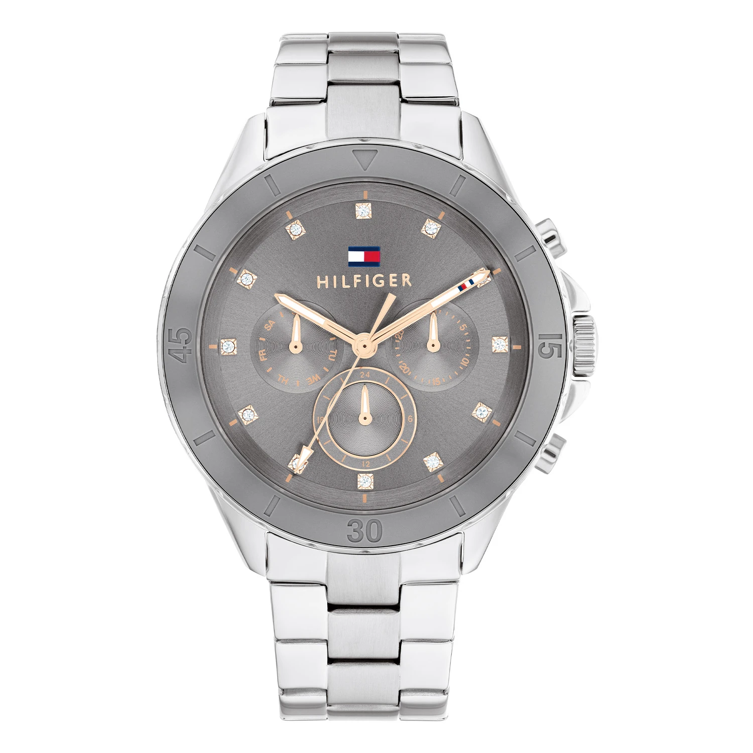 Tommy Hilfiger TH1782742 Horloge Dames Zilverkleurig 40mm