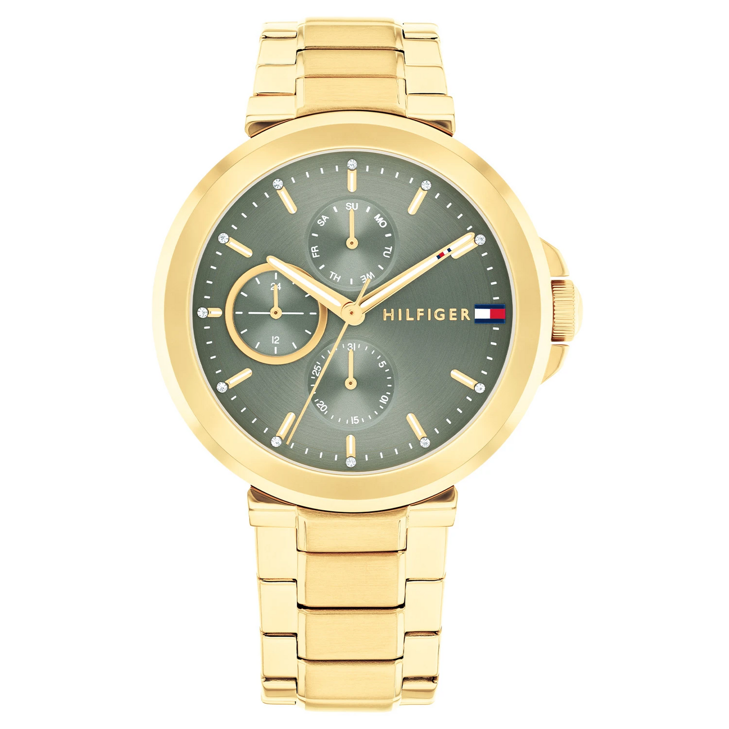 Tommy Hilfiger TH1782755 Horloge Dames Goudkleurig 38mm