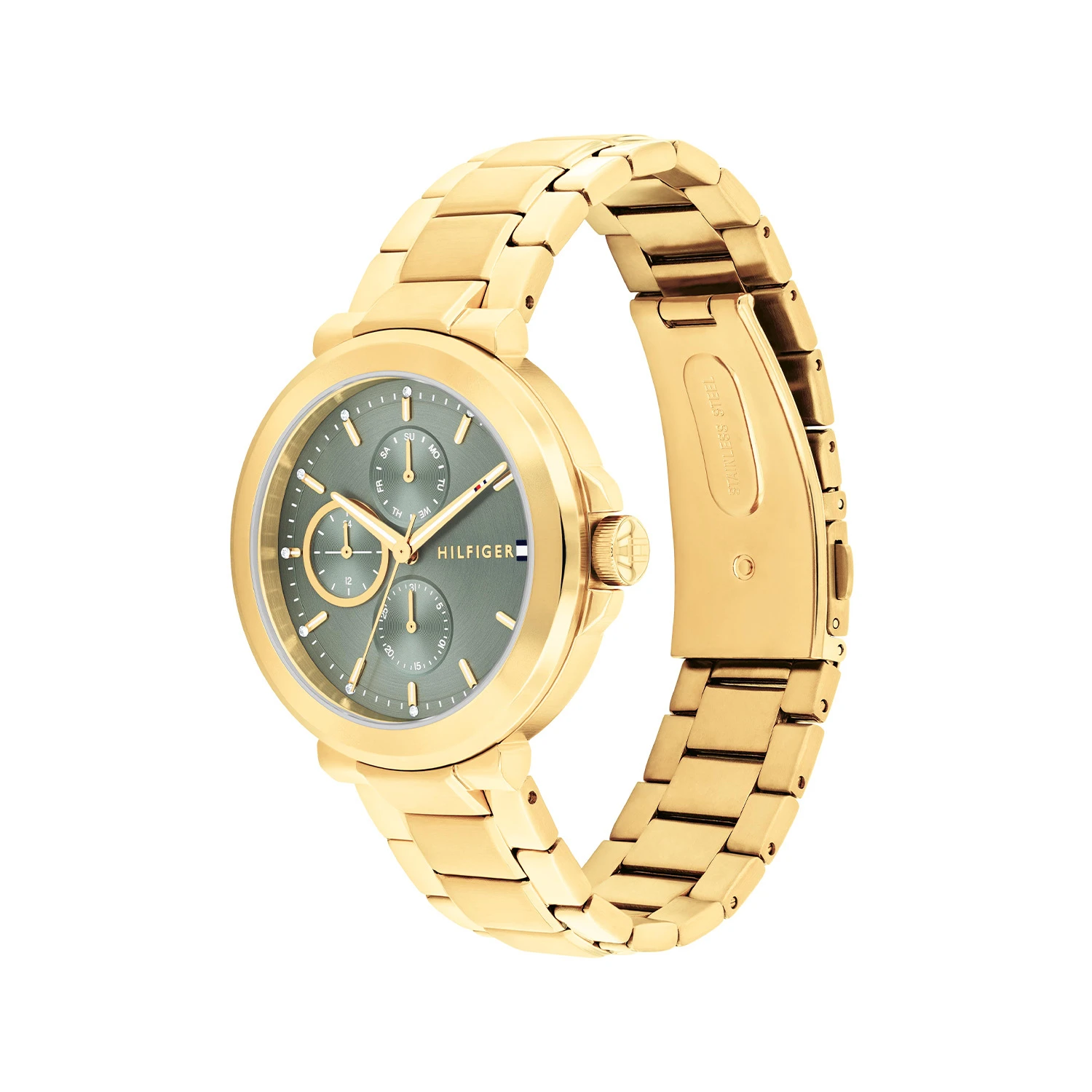 Tommy Hilfiger TH1782755 Horloge Dames Goudkleurig 38mm