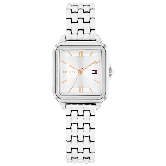 Tommy Hilfiger TH1782830 Horloge Dames Zilverkleurig 24x22,5mm