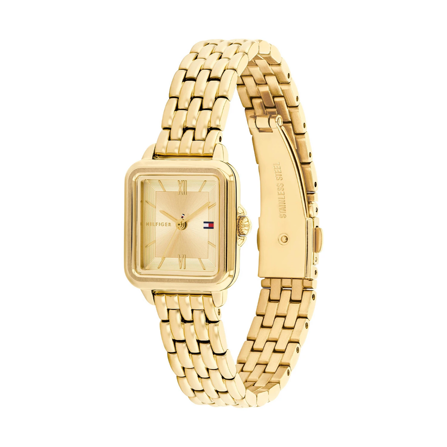 Tommy Hilfiger TH1782832 Horloge Dames Goudkleurig 24x22,5mm
