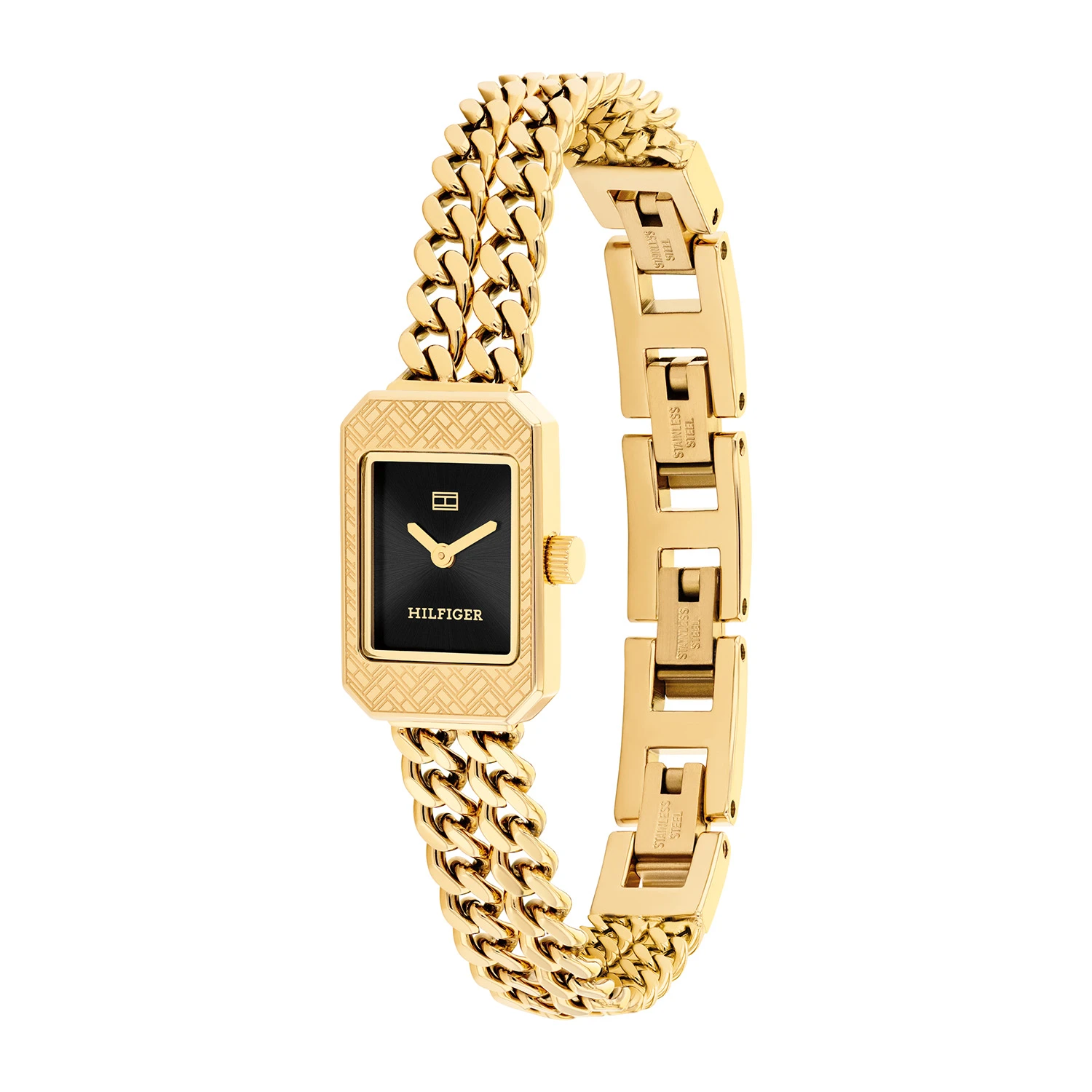 Tommy Hilfiger TH1782842 Horloge Dames Goudkleurig 16x24,5mm