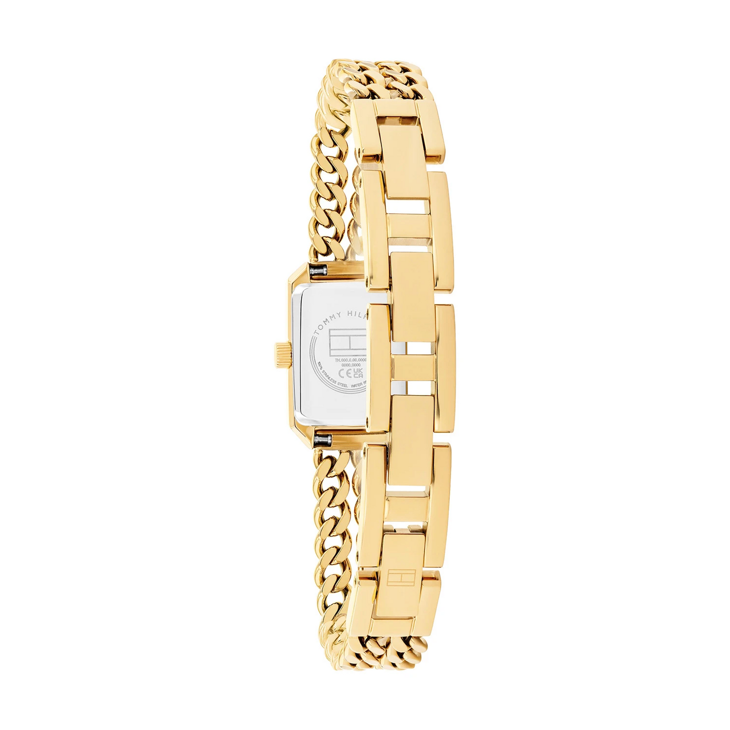 Tommy Hilfiger TH1782842 Horloge Dames Goudkleurig 16x24,5mm