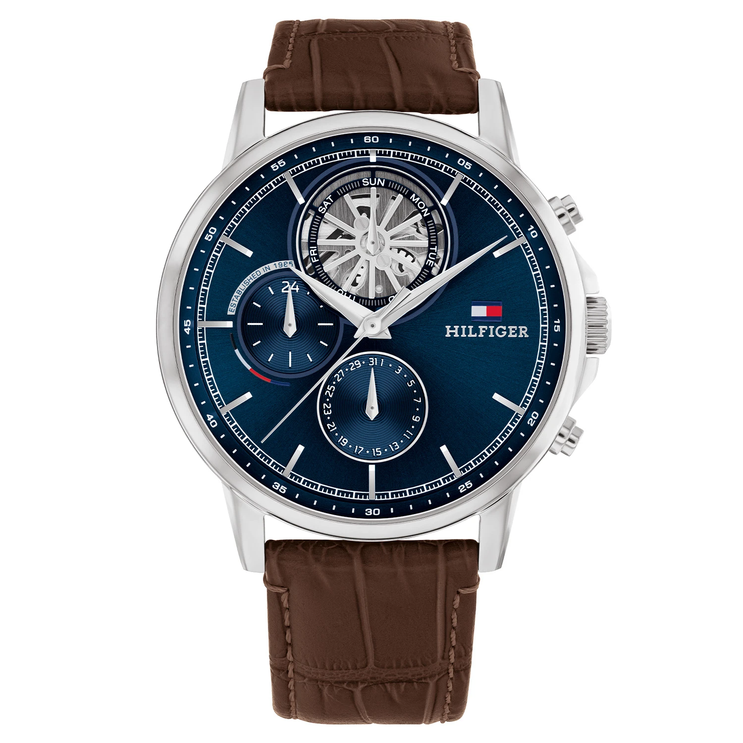 Tommy Hilfiger TH17910629 Horloge Heren Zilvekleurig 44mm