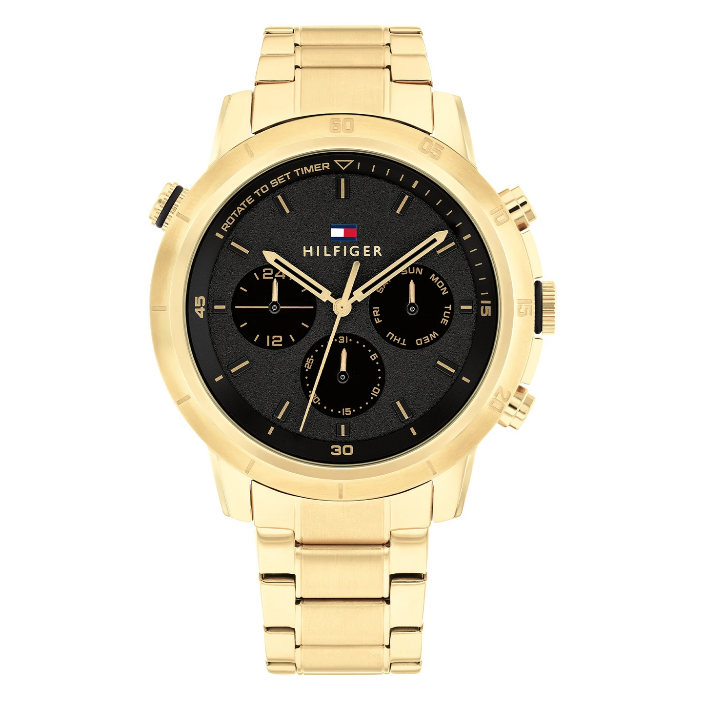 Tommy Hilfiger TH1792109 Horloge Heren Goudkleurig 46mm