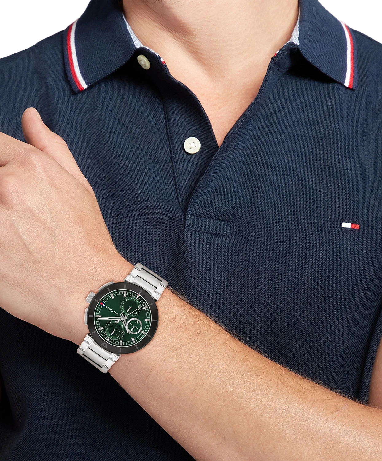Tommy Hilfiger TH1792117 Horloge Heren Zilverkleurig 44mm