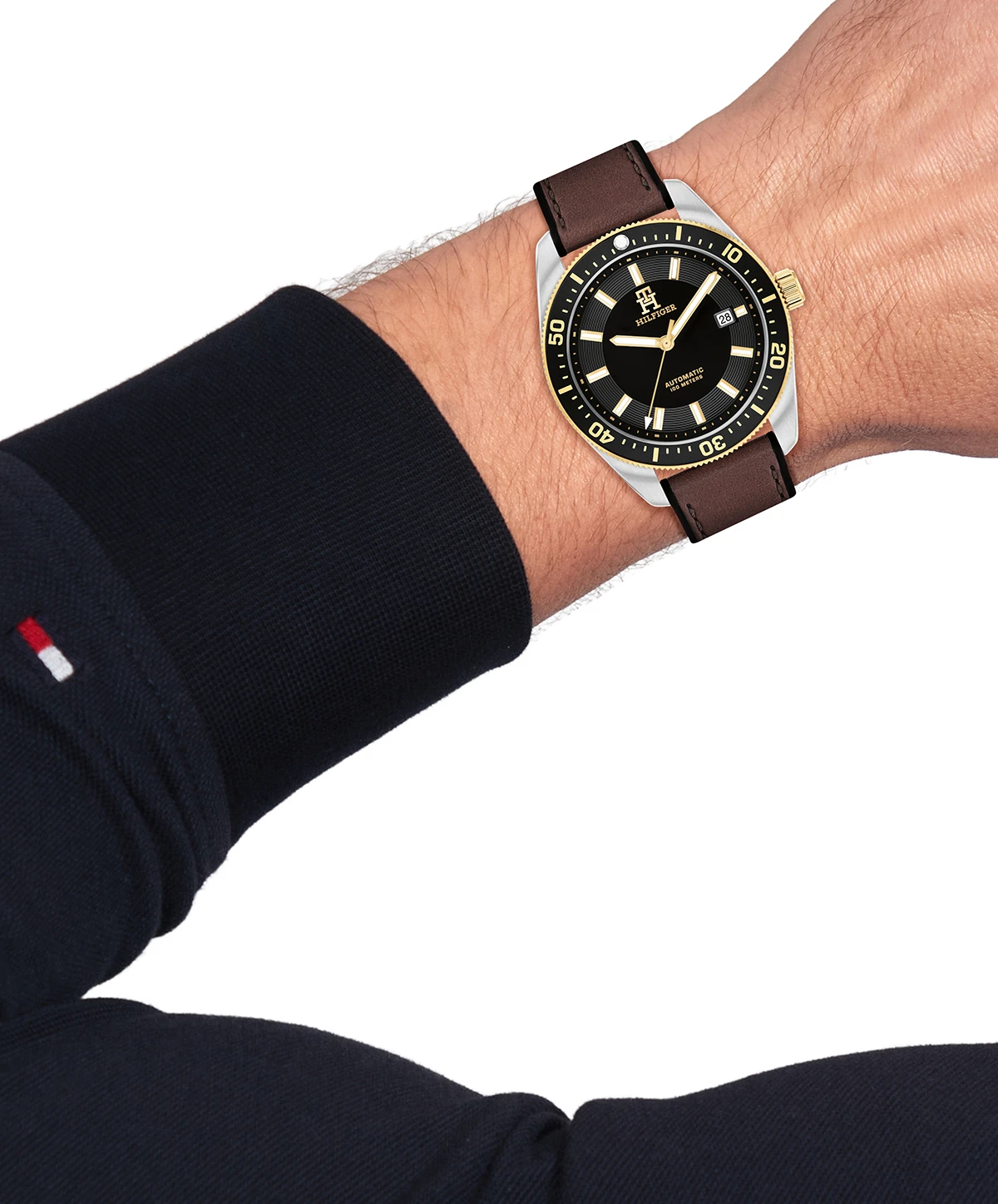 Tommy Hilfiger TH1792142 Horloge Heren Zilverkleurig Automaat 40mm