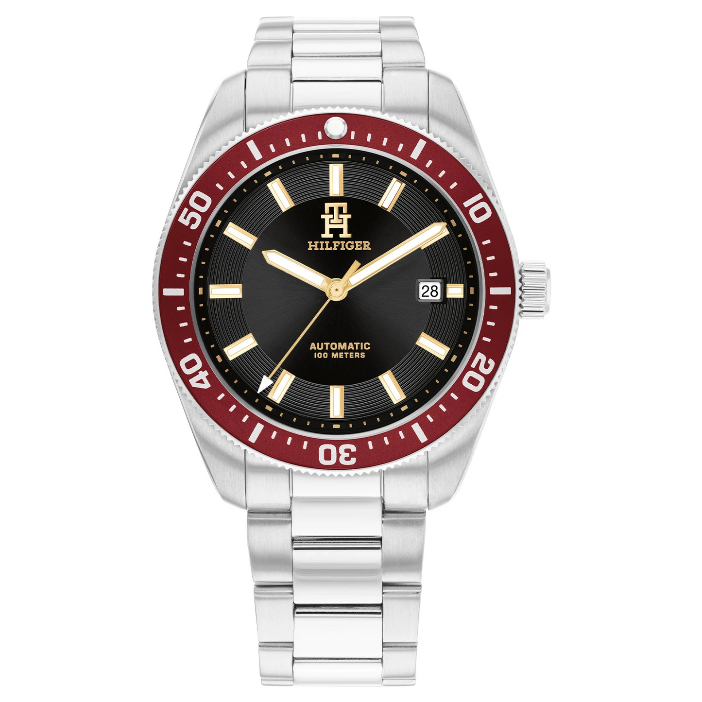 Tommy Hilfiger TH1792154 Horloge Heren Zilverkleurig Automaat 40mm