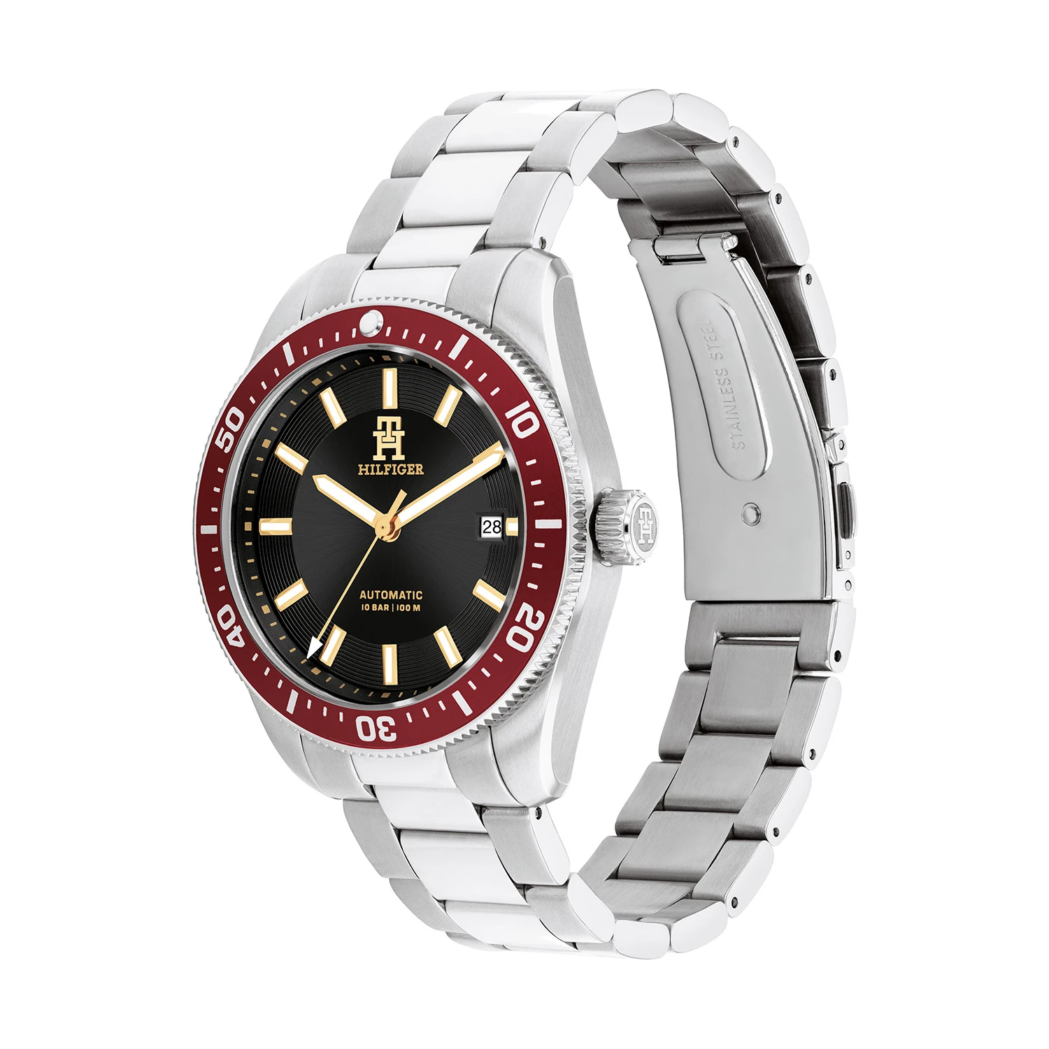 Tommy Hilfiger TH1792154 Horloge Heren Zilverkleurig Automaat 40mm