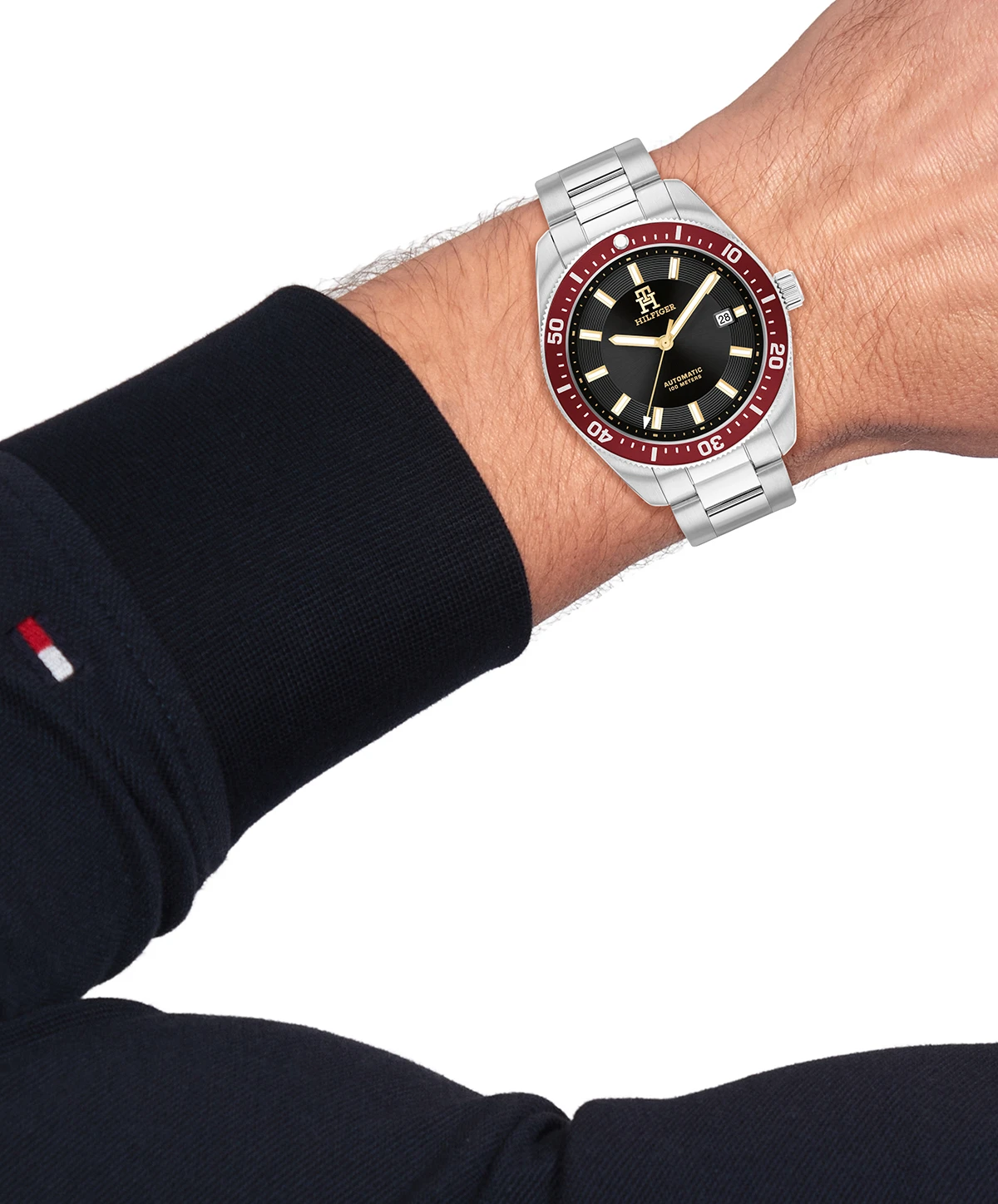Tommy Hilfiger TH1792154 Horloge Heren Zilverkleurig Automaat 40mm