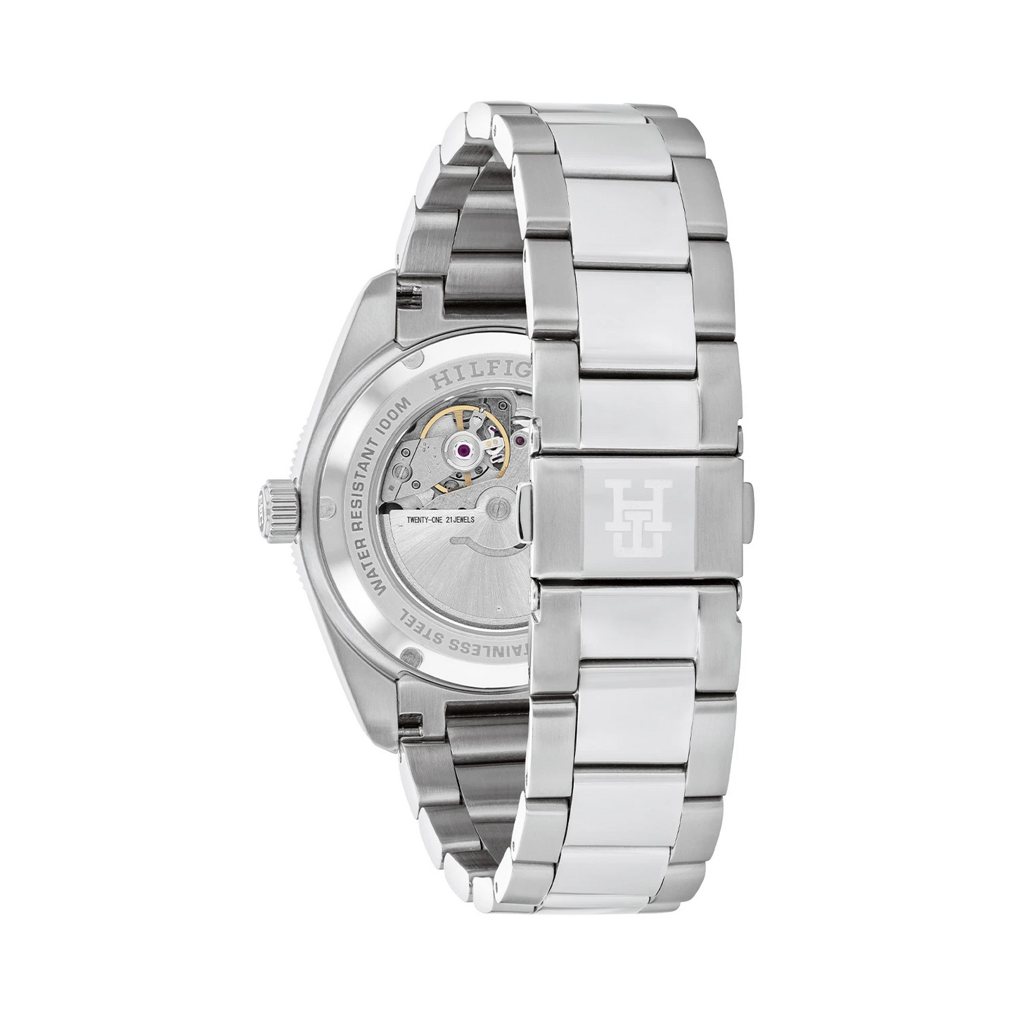 Tommy Hilfiger TH1792154 Horloge Heren Zilverkleurig Automaat 40mm