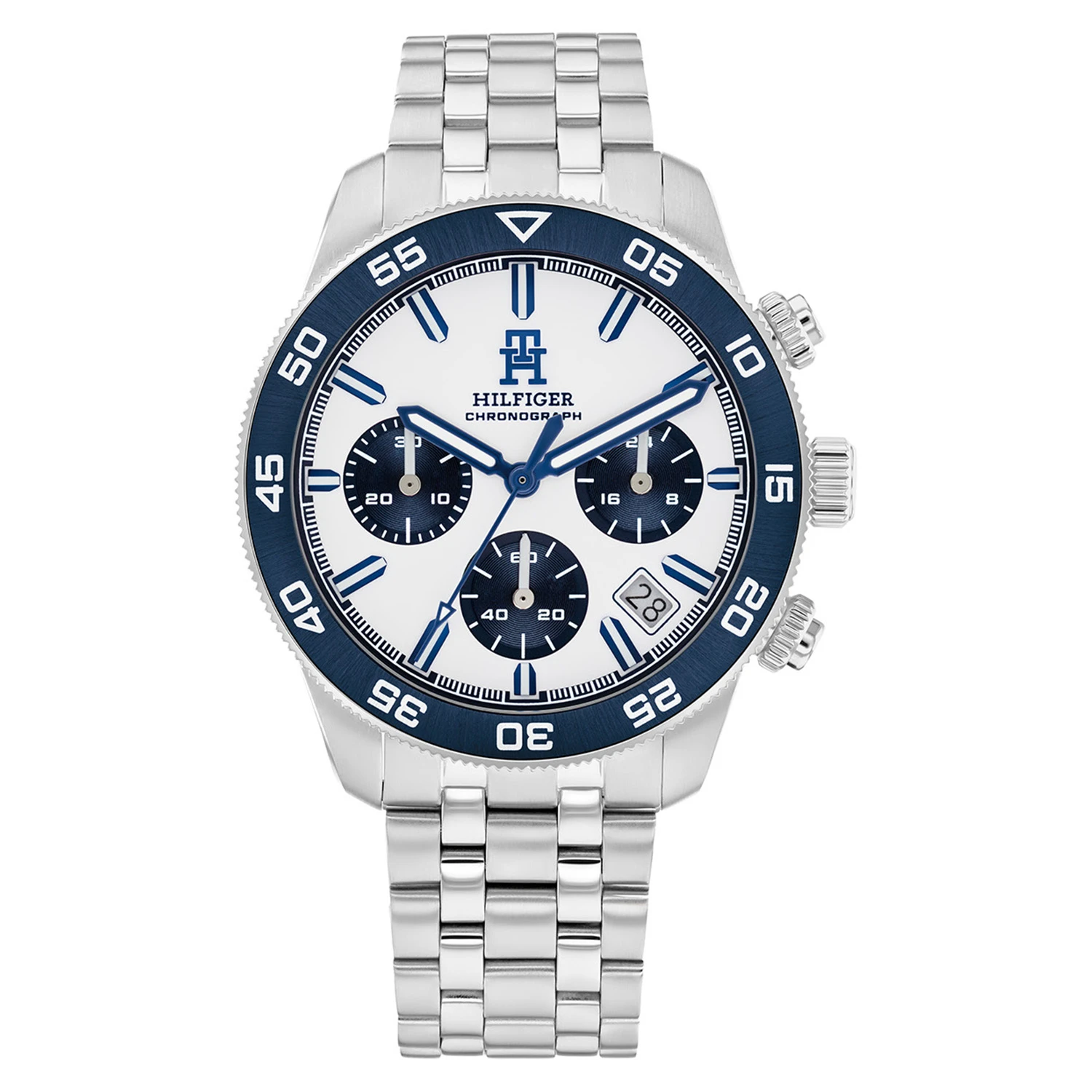Tommy Hilfiger TH1792157 Horloge Heren Zilverkleurig Chronograaf 41mm