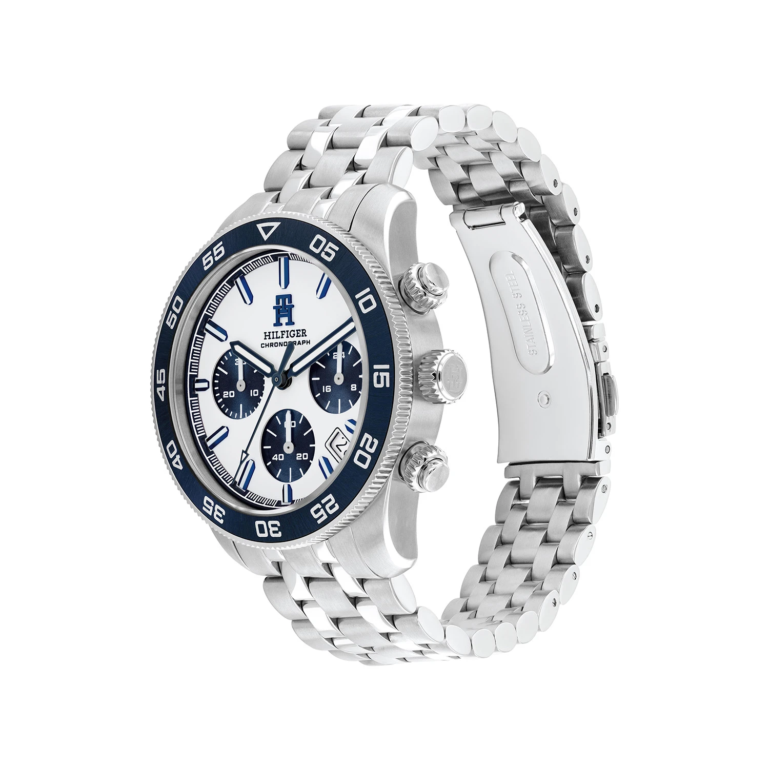 Tommy Hilfiger TH1792157 Horloge Heren Zilverkleurig Chronograaf 41mm