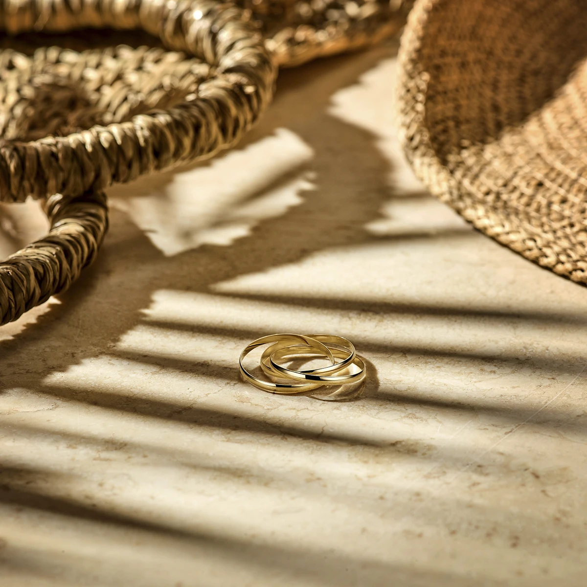trinity ringen 14K geelgoud