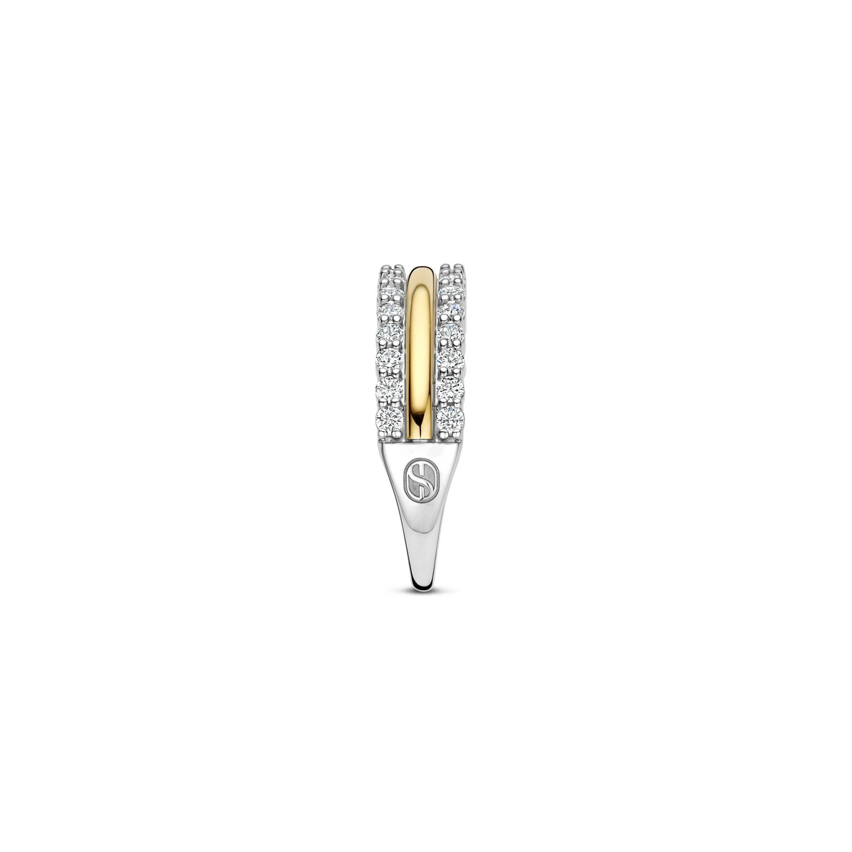 Triple Band Zirkonia Ring