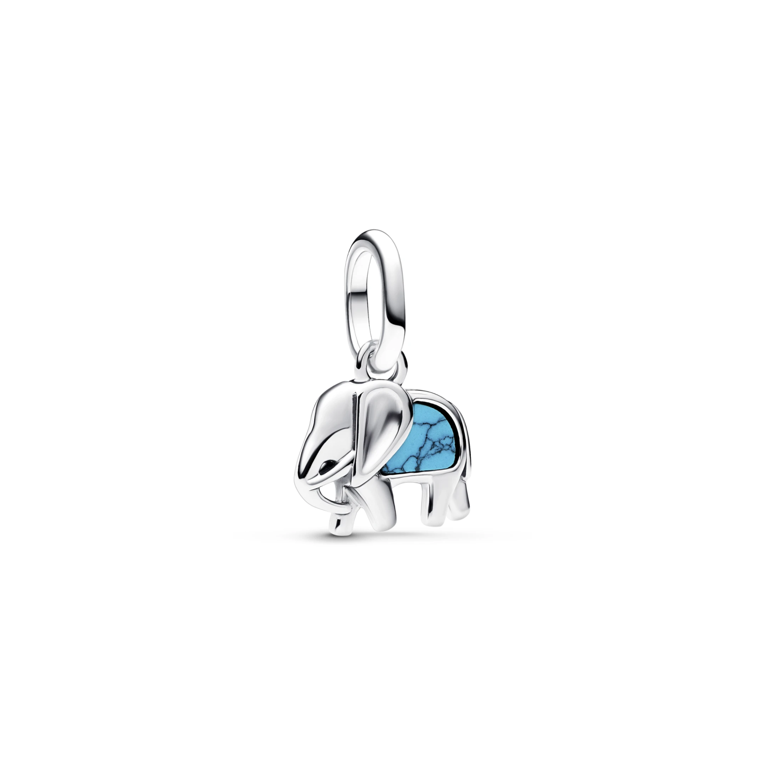 Turquoise Olifant Mini Hangende Bedel